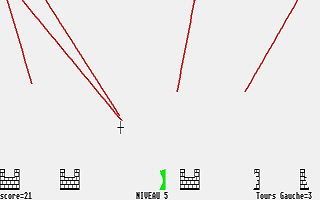 Missile Command atari screenshot